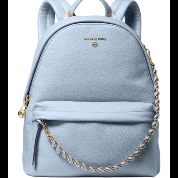 Michael Kors /  Backpack Slater MD Pale Blue - Picture 1 of 4